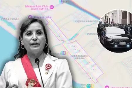 Revelan nueva ruta del viaje de Dina Boluarte al sur de Lima.