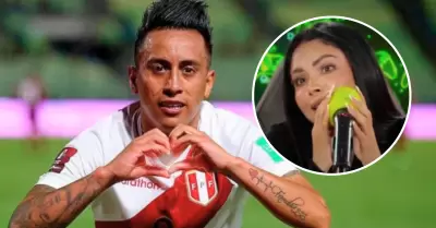 Christian Cueva le confes su amor a Pamela Franco.