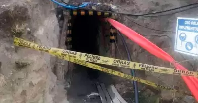 Dos mineros fallecen aplastados en mina artesanal en Cusco.