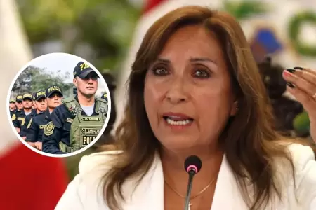 Dina Boluarte anunci marco legal para militares y policas