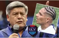 Csar Acua RESPONSABILIZA a Paolo Guerrero por el descenso de Csar Vallejo