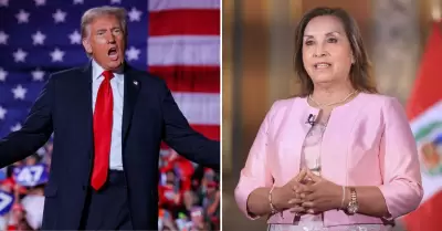 Dina Boluarte felicita a Trump por victoria.