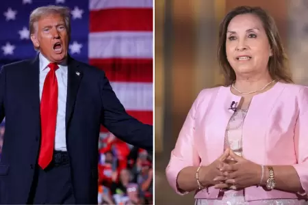 Dina Boluarte felicita a Trump por victoria.