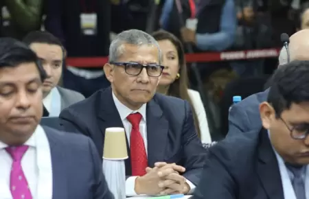 Ollanta Humala se defiende en juicio oral.