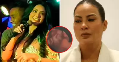 Pamela Lpez y su sorpresiva reaccin tras ver ecografa de Pamela Franco.