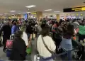 Pasajeros varados en Aeropuerto Jorge Chvez: Reportan vuelos cancelados y retrasos tras anuncio de huelga