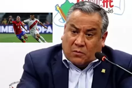 Gustavo Adrianzn asegur que el Per-Chile no se jugar en el Estadio Nacional.