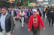 Protesta en Panamericana Norte: Atencin! Vecinos de Carabayllo marchan a la PCM para exigir agua y desage