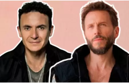 Fonseca y Noel Schajris en concierto 'Juntos para ti' en Arequipa