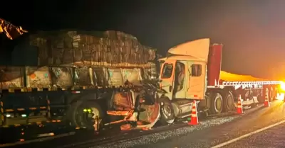 Accidente en km 266 de la Panamericana Norte deja un fallecido.