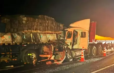 Accidente en km 266 de la Panamericana Norte deja un fallecido.