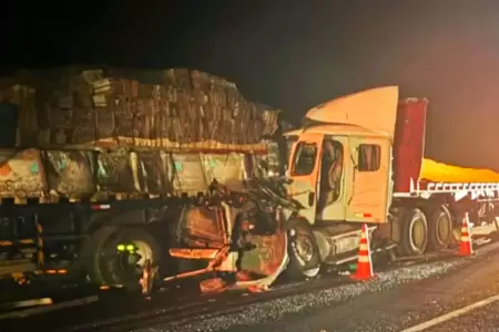 Accidente en km 266 de la Panamericana Norte deja un fallecido.