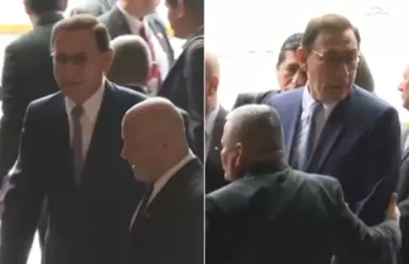 Martn Vizcarra llega al Congreso.