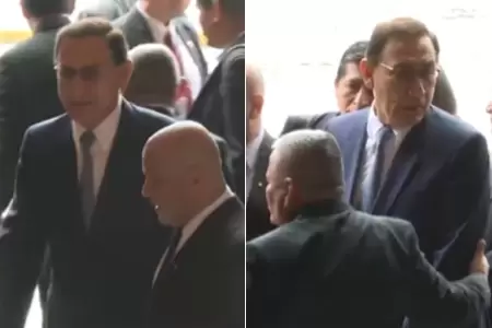 Martn Vizcarra llega al Congreso.