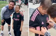 Lionel Messi y su EMOTIVO gesto con un nio que lucha contra un cncer cerebral