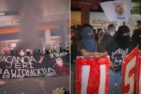 Protestas en San Marcos.