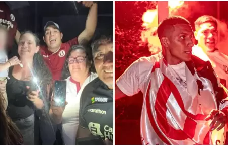 Hinchas de Universitario celebran la 'Hora del Matutazo'