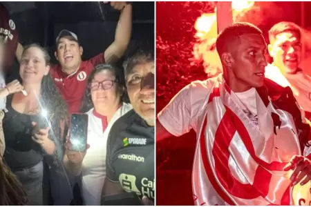 Hinchas de Universitario celebran la 'Hora del Matutazo'