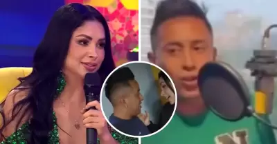 Pamela Franco se muestra cariosa con Christian Cueva