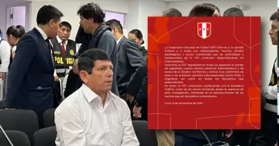 FPF se pronuncia tras detencin de Agustn Lozano