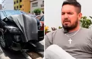 Detienen al 'Loco' Vargas por conducir y chocar su auto en presunto estado de ebriedad