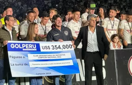 Universitario de Deportes recibi gran premio