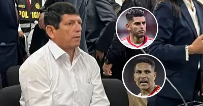 Agustn Lozano recibi el respaldo de jugadores de la Seleccin Peruana.