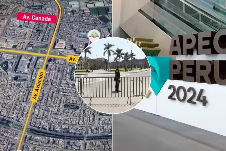 Cierre de vas y rutas alternas por APEC 2024.