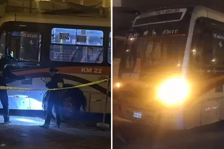 Bus 'Nueva Amrica' es atacado a balazos en SJM.