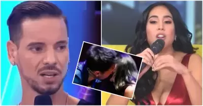 Melissa Paredes y Julin Zucchi protagonizan romntico beso