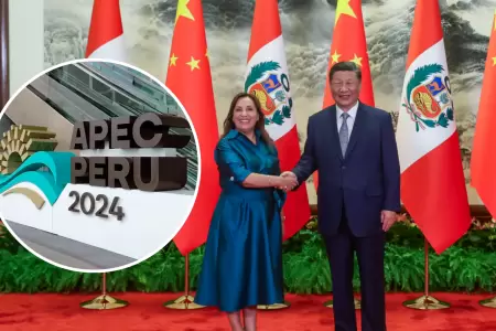 Boluarte y Jinping dialogarn durante APEC.