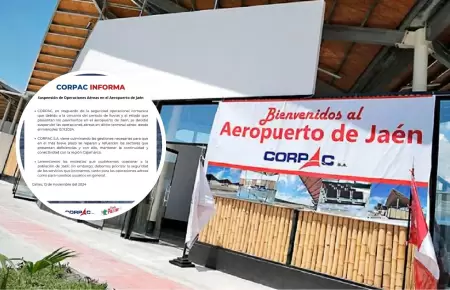 Corpac anuncia la suspensin de operaciones en el Aeropuerto de Jan