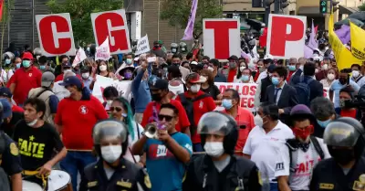 CGTP convoca a marcha HOY en el marco de la APEC.