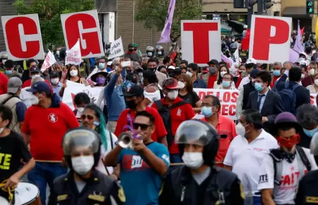 CGTP convoca a marcha HOY en el marco de la APEC.