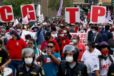 CGTP convoca a marcha HOY en el marco de la APEC.