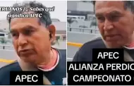 Hombre sorprende con inesperada respuesta sobre 'significado' de APEC: "Alianza perdi el campeonato"