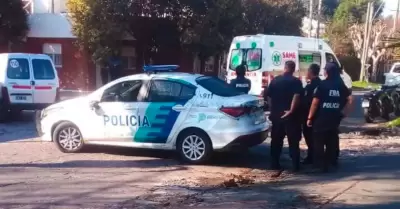 Polica fuera de servicio abate a ladrn.