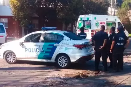 Polica fuera de servicio abate a ladrn.