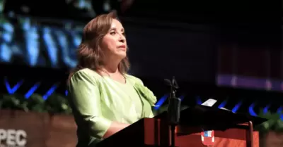 Dina Boluarte, presidenta del Per.