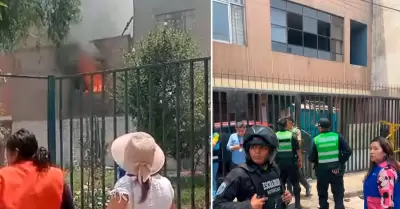 Incendio en vivienda de Ate deja una menor fallecida.