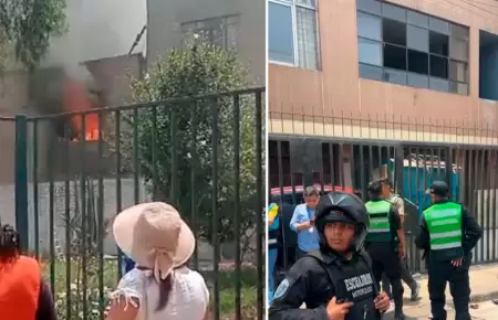 Incendio en vivienda de Ate deja una menor fallecida.