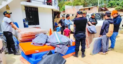 Ayuda humanitaria a Pueblo Nuevo, Pataz