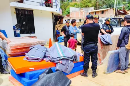 Ayuda humanitaria a Pueblo Nuevo, Pataz