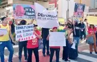 San Borja: Manifestantes llegan hasta las afueras del APEC para protestar contra el gobierno de Dina Boluarte