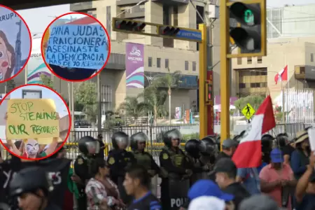 Protesta frente al Ministerio de Cultura