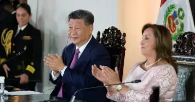 Presidente Xi Jinping y Dina Boluarte