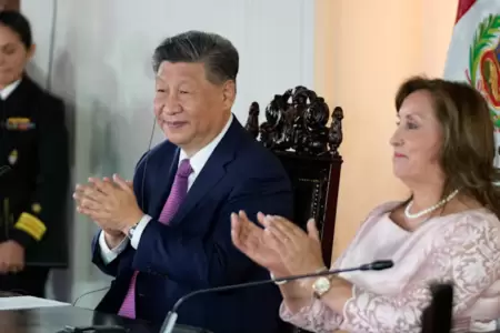 Presidente Xi Jinping y Dina Boluarte