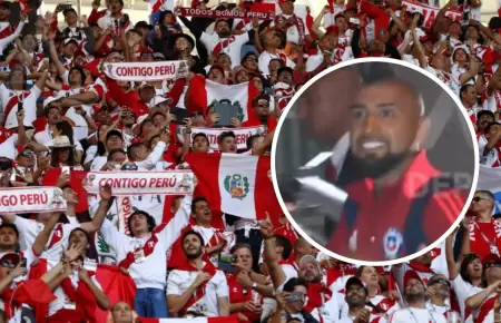 Arturo Vidal lanz advertencia a hincha peruano