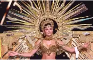 Tatiana Calmell deslumbra en la preliminar del Miss Universo: As fue su desfile en traje de bao y tpico