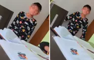 Menor rompe en llanto porque su madre lo pone a estudiar: "Me cancelas la vida, quiero disfrutar"